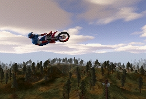 Soaring with the eagles - tail-whipping on Funky Flyer SE